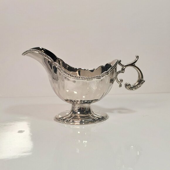 Vintage Silver Plated Grave Sauce Boat - Picture 10 of 10